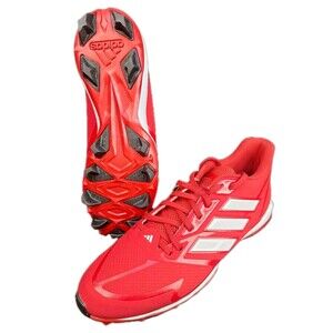 Adidas Icon 8 MD Rubber Baseball Cleats Mens 11 Red IG9591 NWT No Box